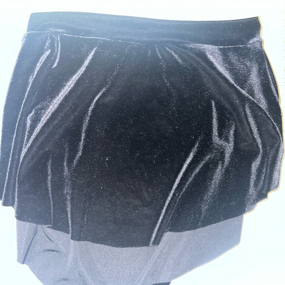 black velvet ballerina skirt